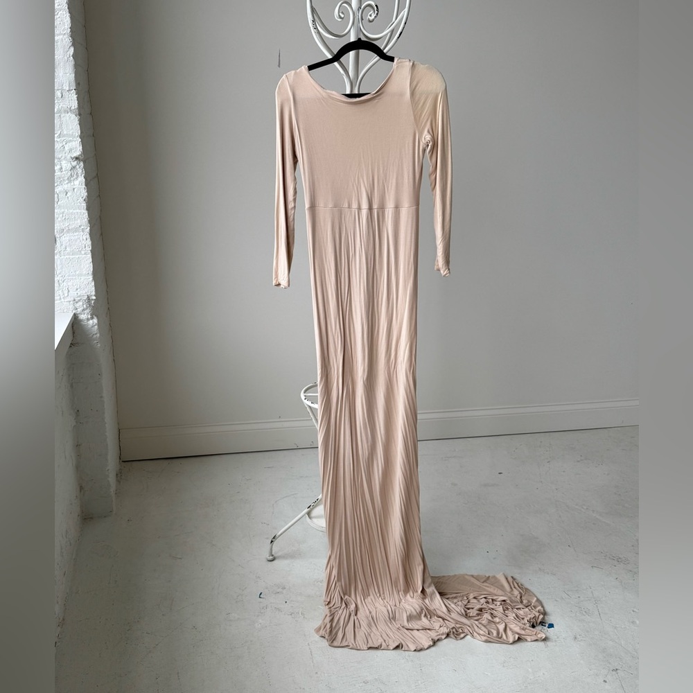 Sew Trendy Long Sleeve Maternity Dress